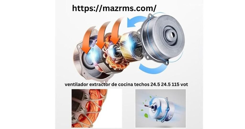 ventilador extractor de cocina techos 24.5 24.5 115 vot